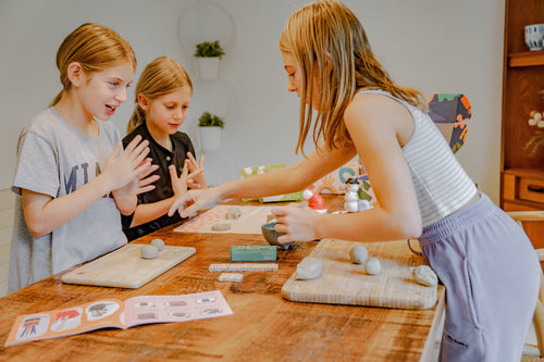 Sculpd Kids pottery kit activity