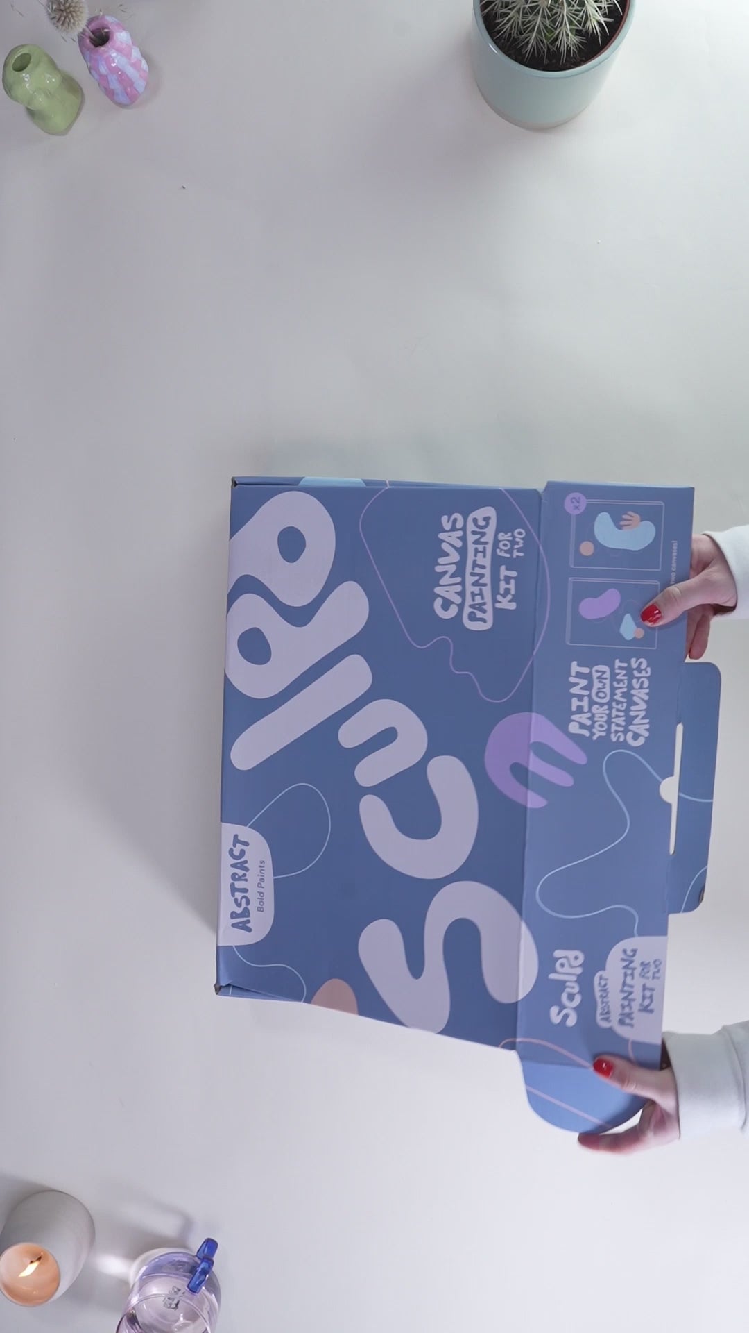 Abstract Painting Kit For Two