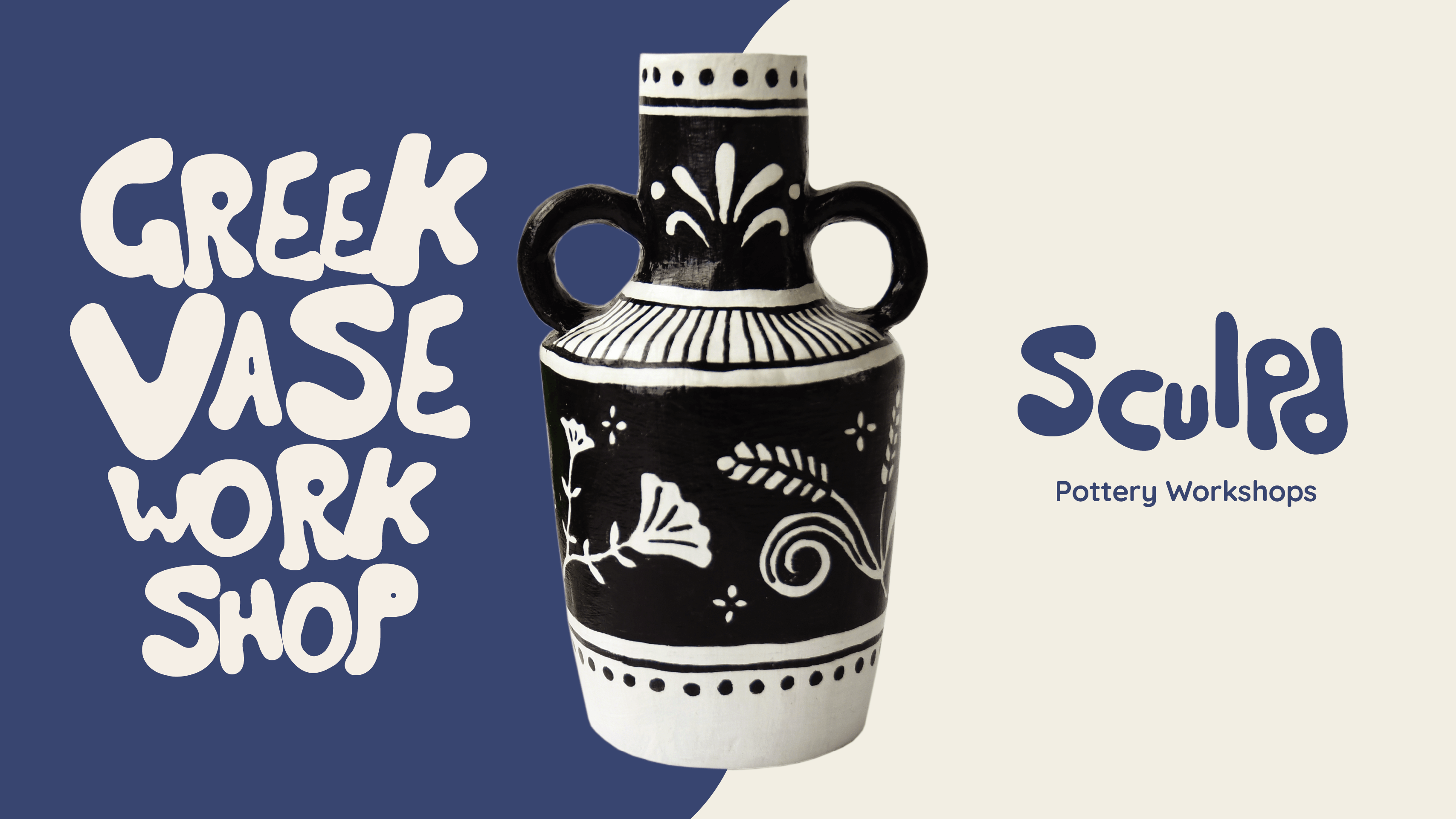 Sculpd Greek Vase Live Pottery Workshop