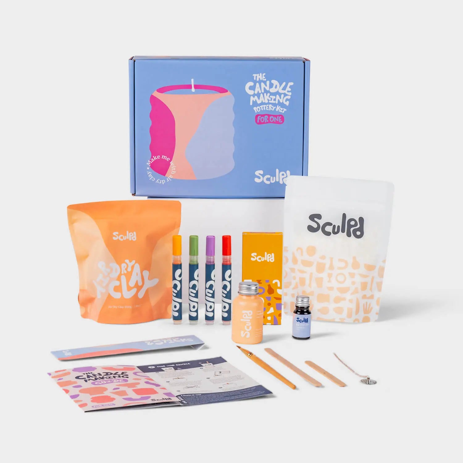 Sculpd Candle Making Kit Candle Making Kit Sculpd Bloomsbury Pens One Candle Ginger & Orange