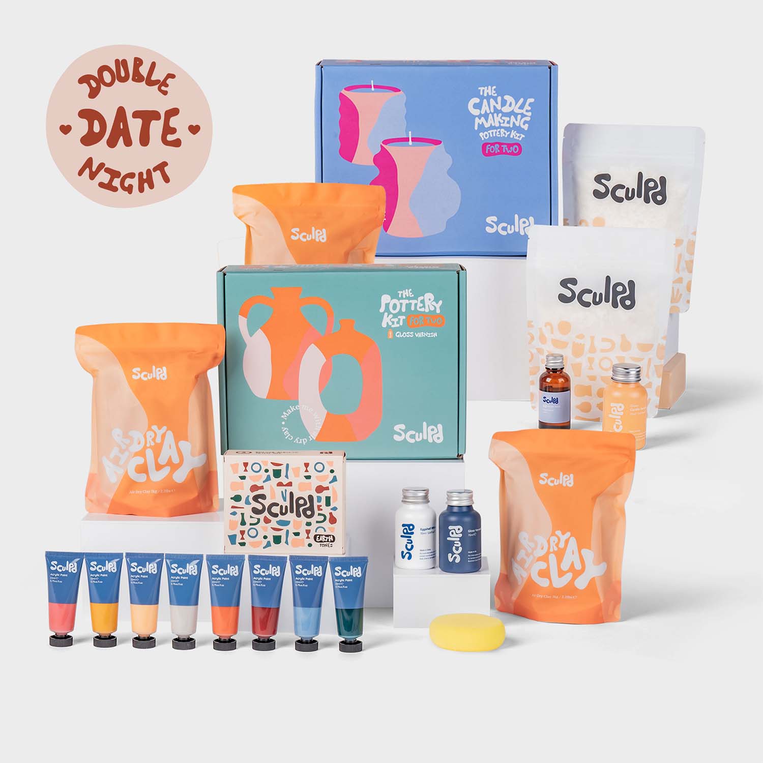 Double Date Night with Earth Paint Set - No Match