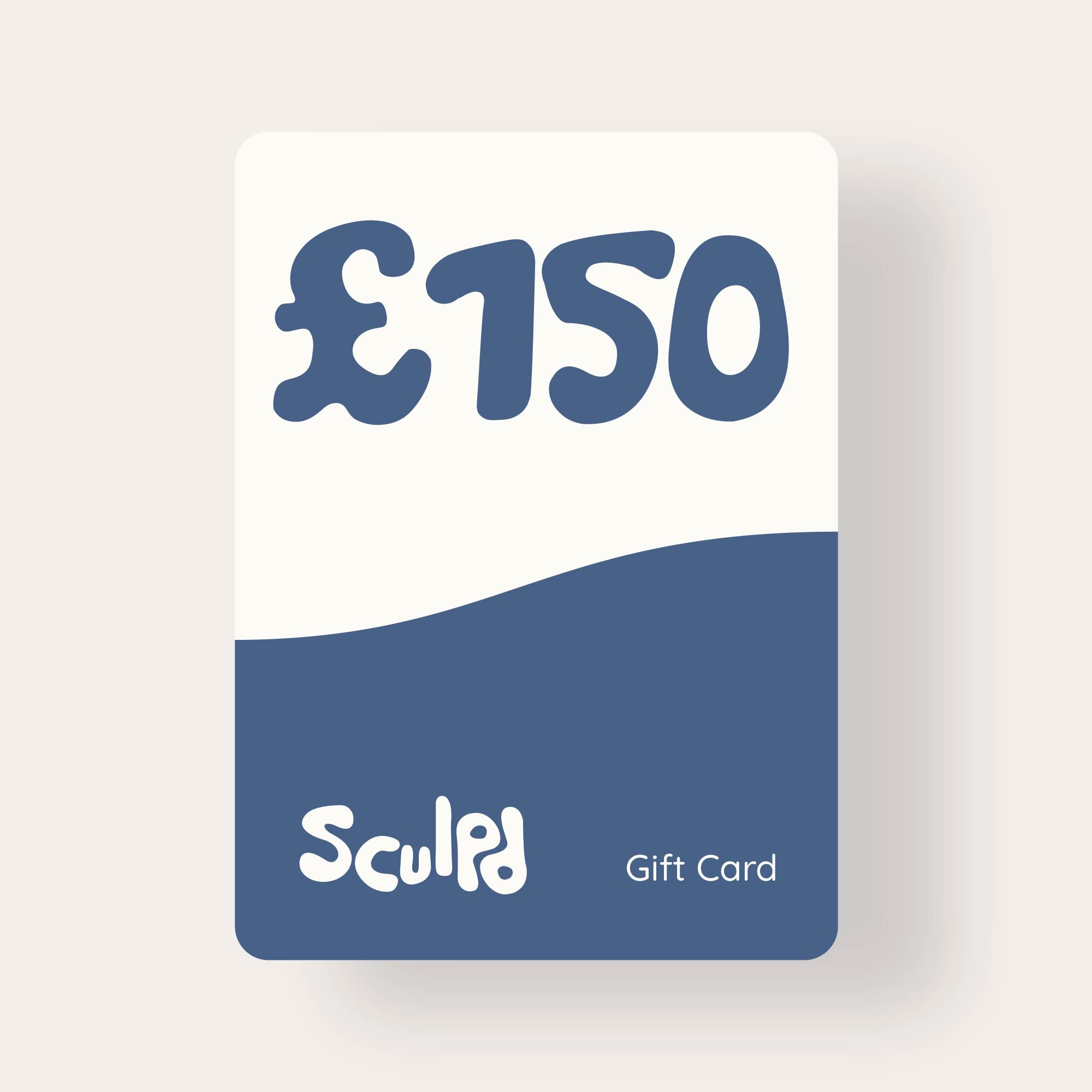 Sculpd gift card worth £150