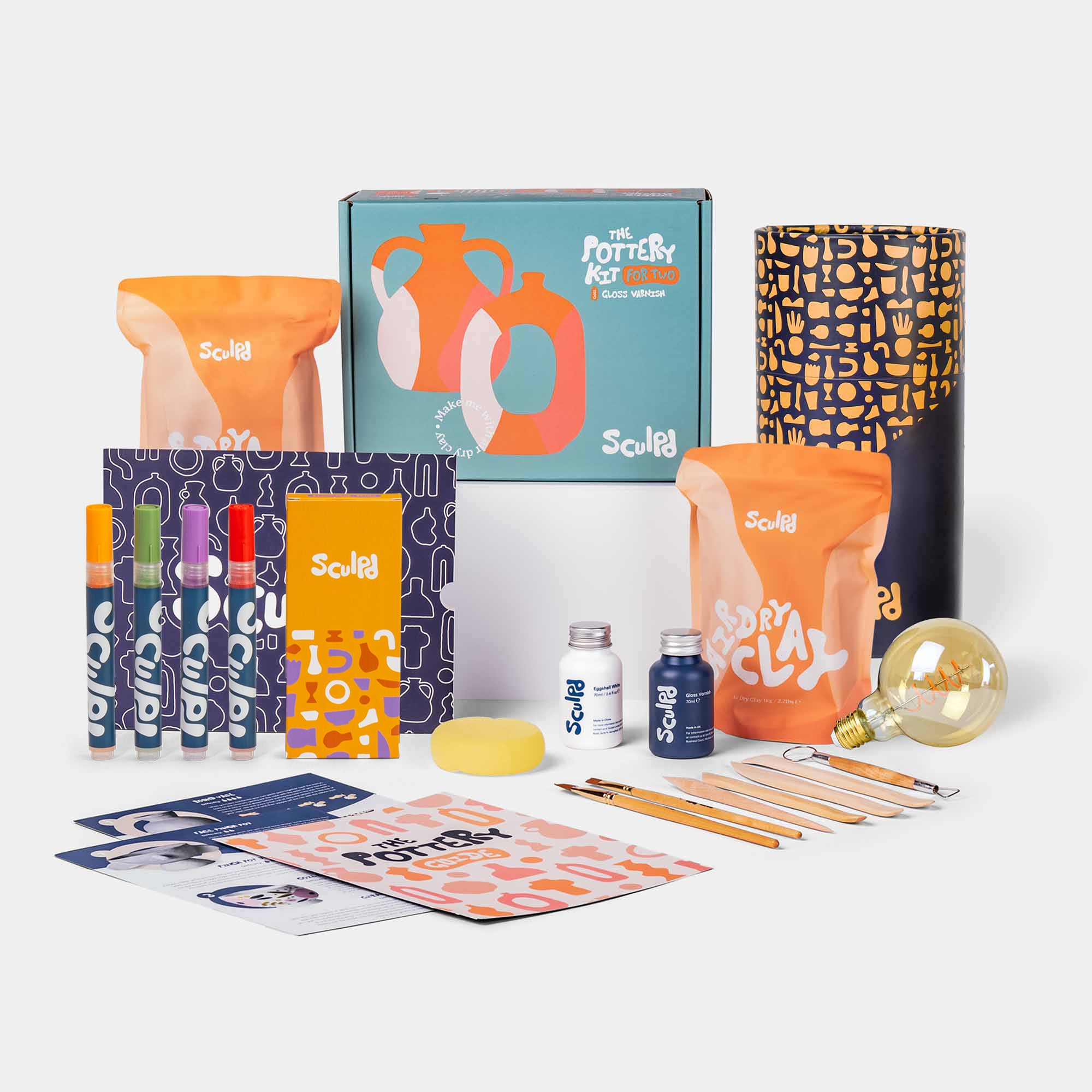 Sculpd filament lamp kit with bloomsbury pens set