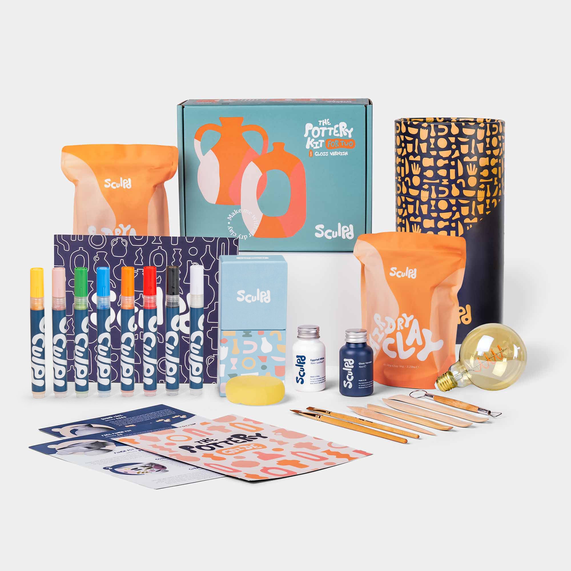 Sculpd filament lamp kit with favourites pens set