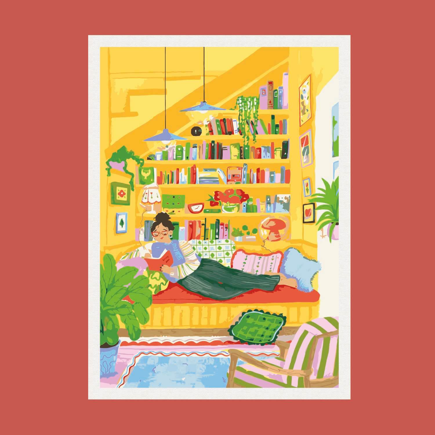 Novelty Nook with coloured background