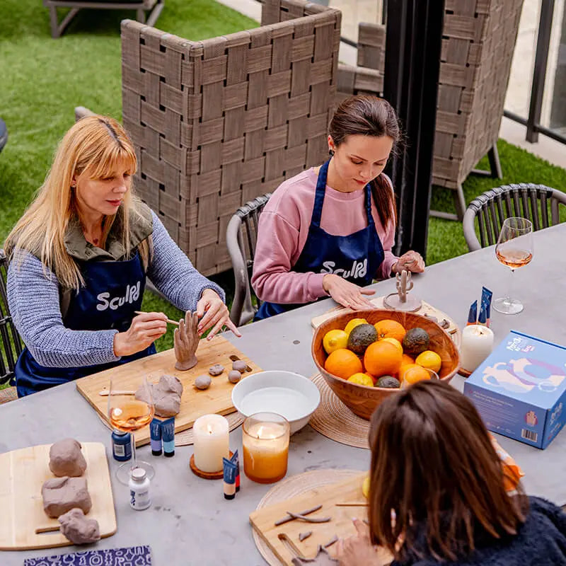 Sculpd pottery kit at home experience