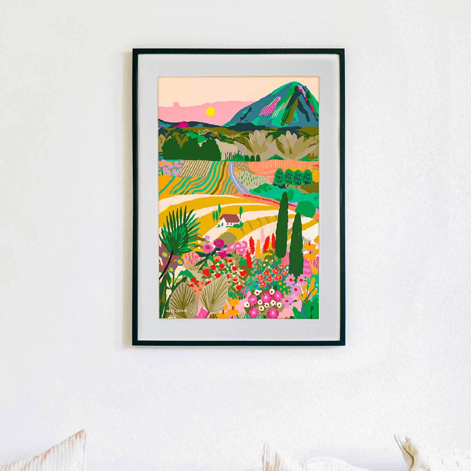 Paint by numbers Italian countryside - listicle asset