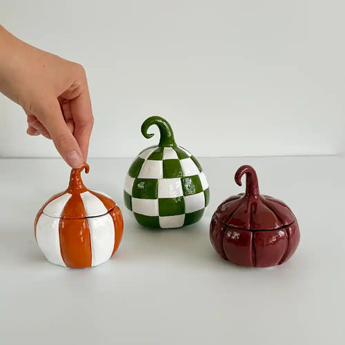 Sculpd UK Halloween Pottery - Pumpkin Tea Light