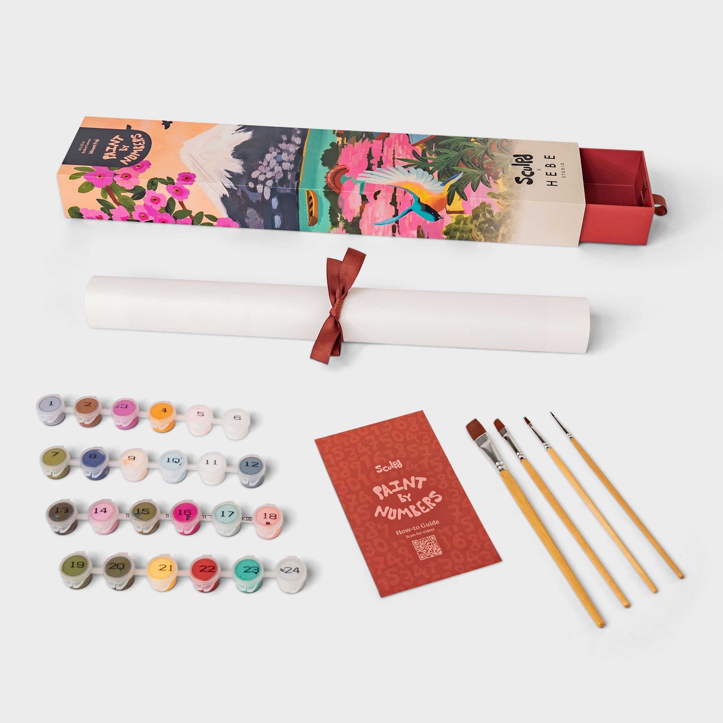 Sculpd Paint By Numbers x Hebe Full Inclusion Kit