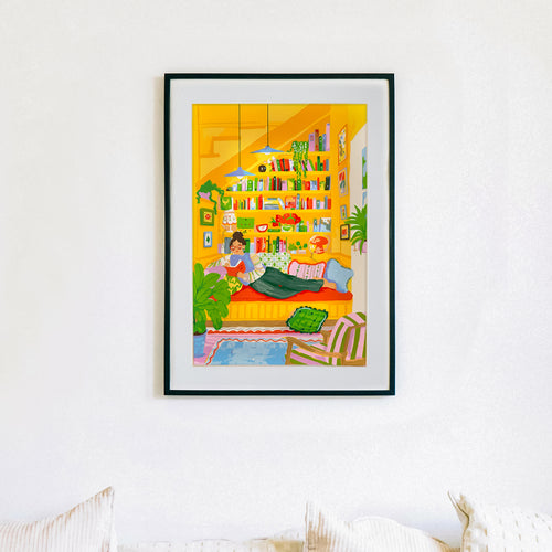 Framed artwork made with Sculpd Paint By Numbers x Chiara