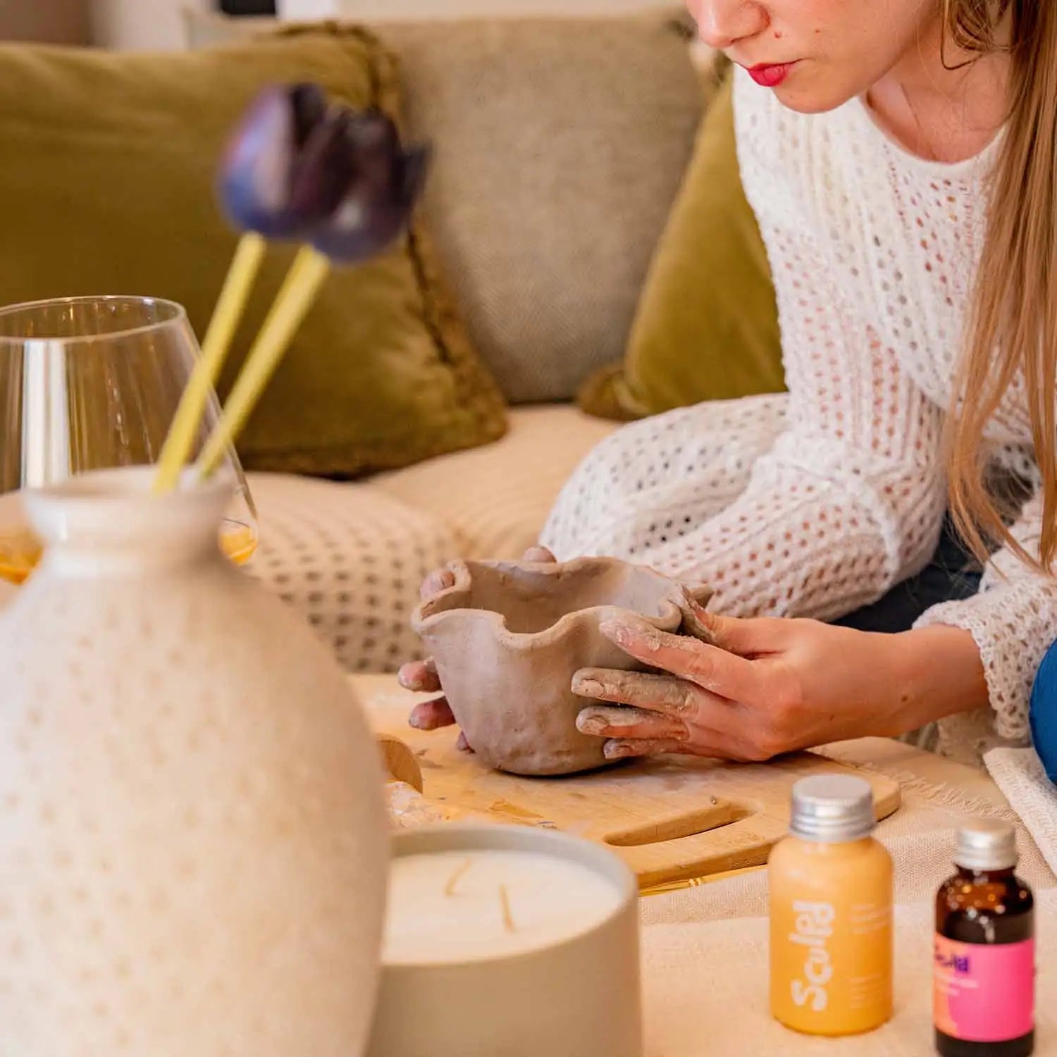 Sculpd pottery spring hero UK banner