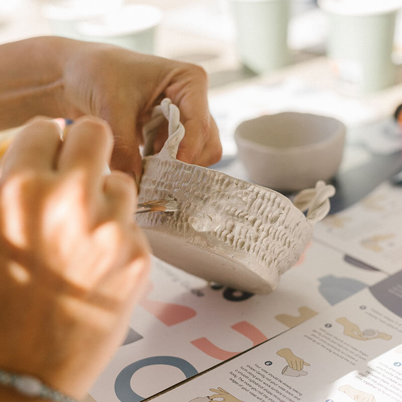 Sculpd pottery kit diy project