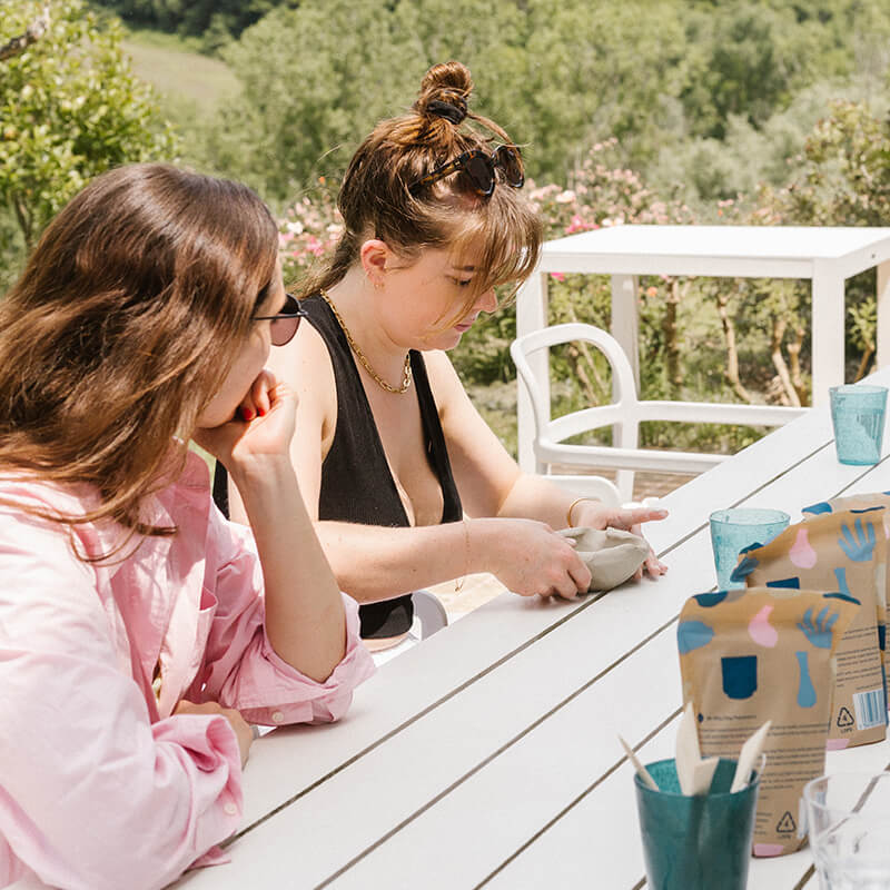 Sculpd creative outdoor pottery making
