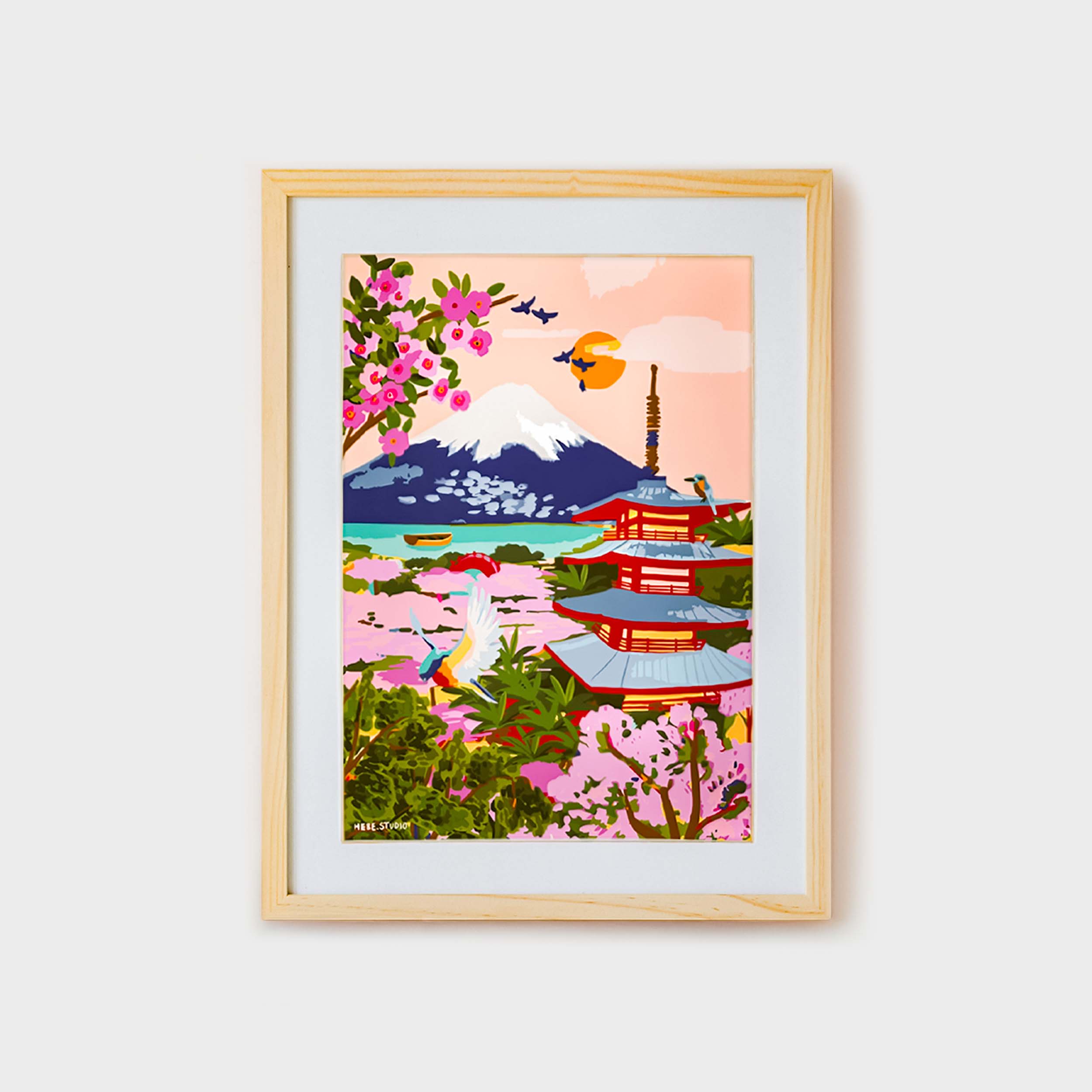 Sculpd Paint By Numbers x Hebe Mount Fuji