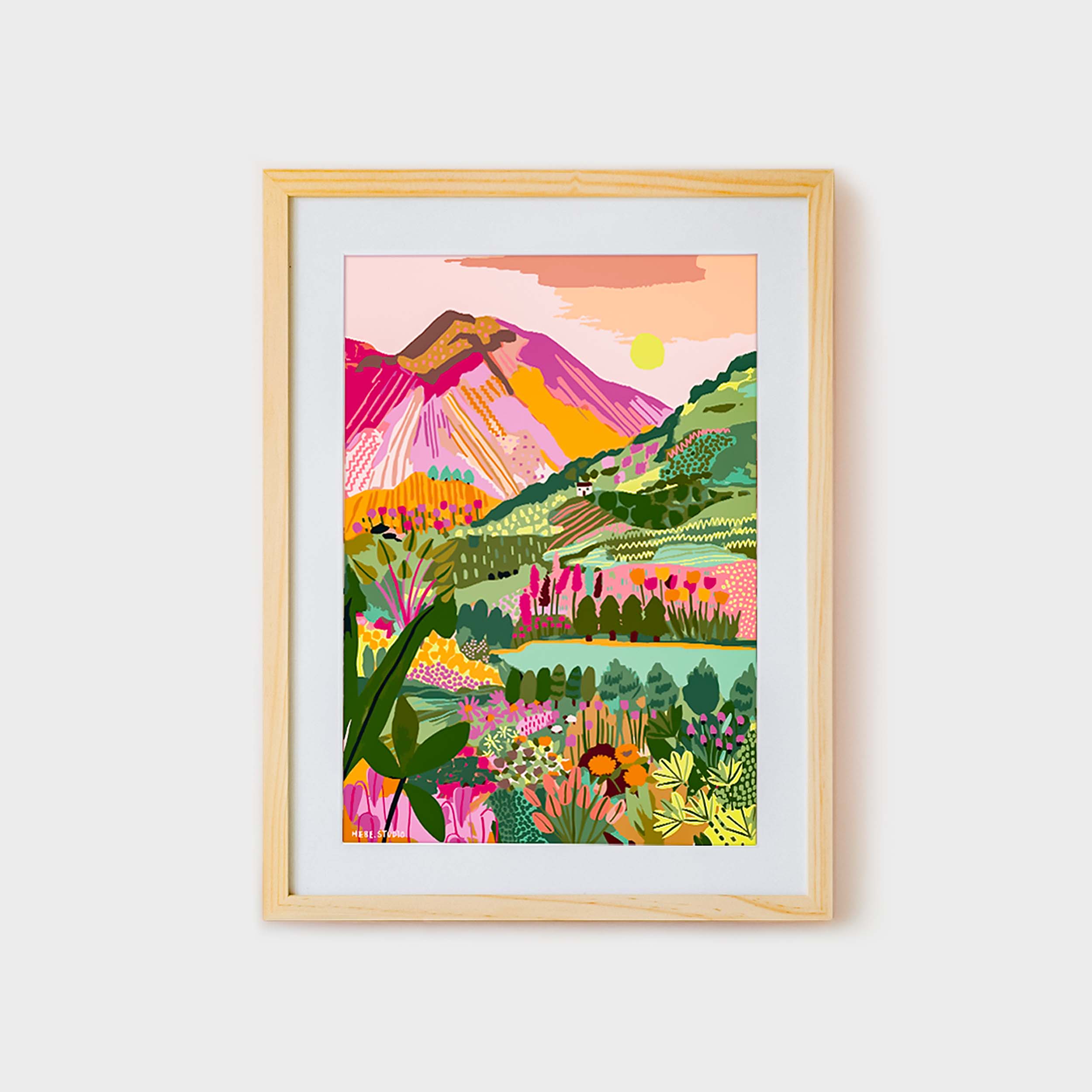 Sculpd Paint By Numbers x Hebe Rainbow Mountain