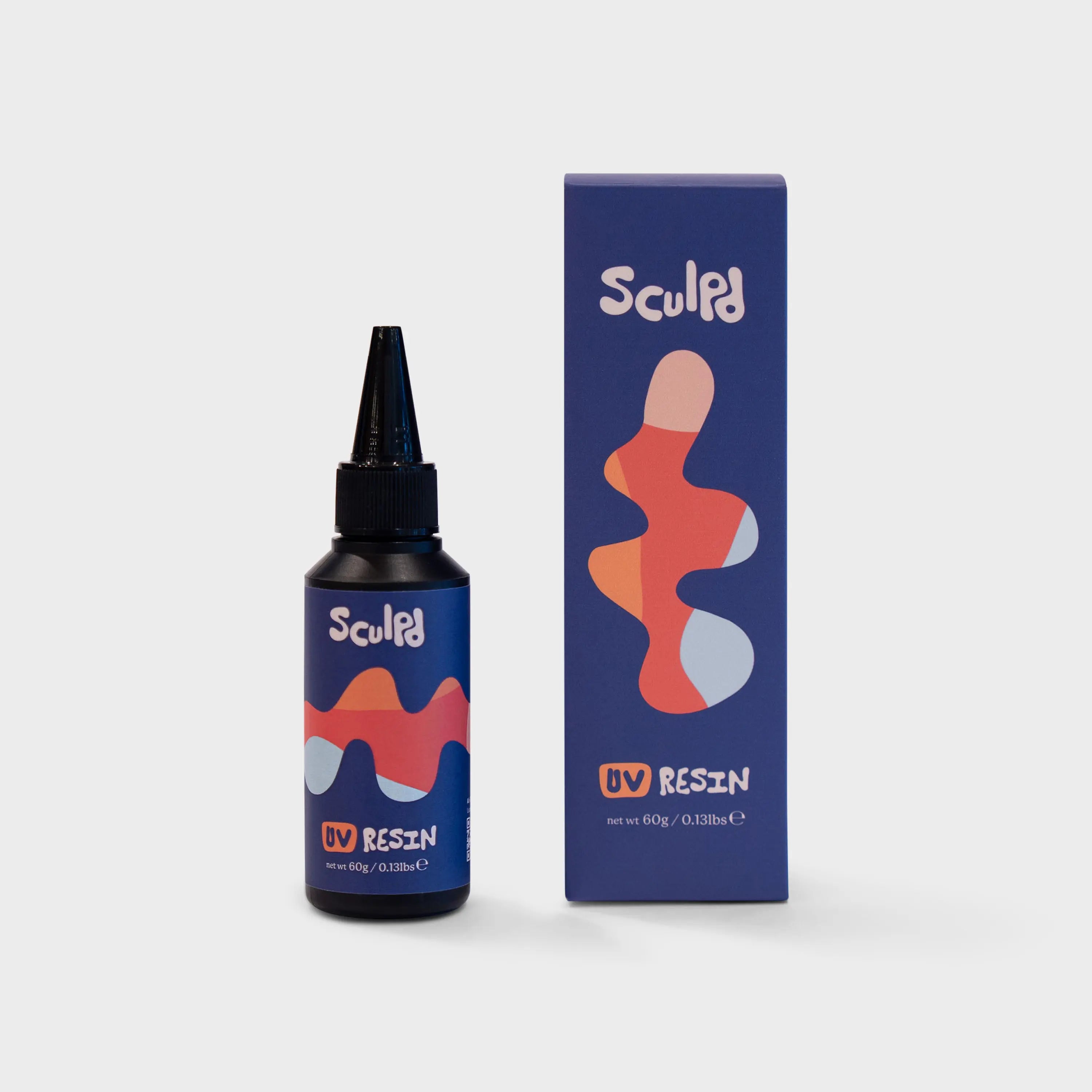 Sculpd 60g UV Resin Bottle and Packaging