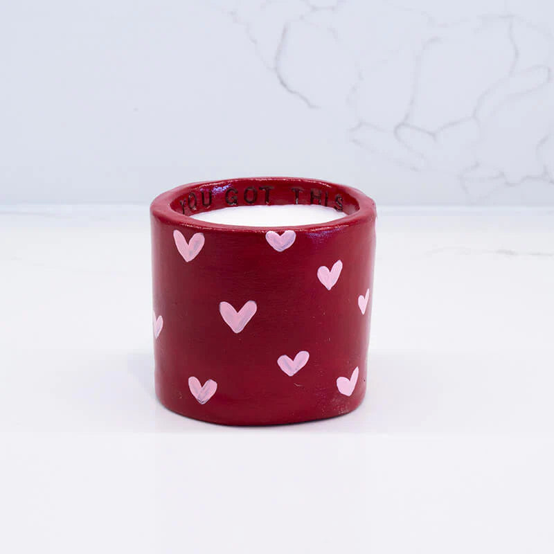 You got this valentine candle making creation