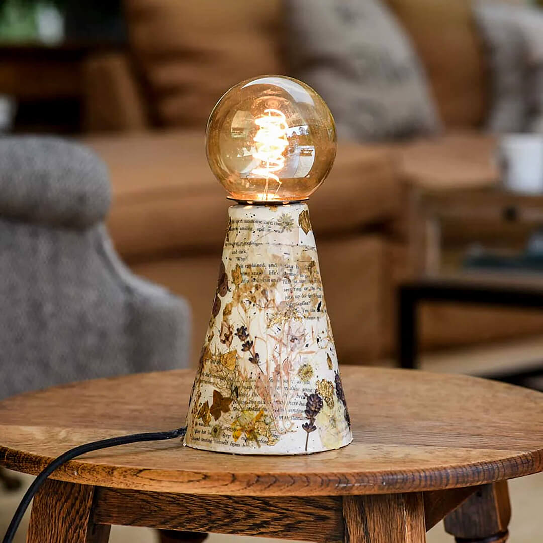 Botanical Paper Lamp DIY lamp project