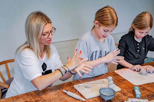 Sculpd Kids pottery kit activity