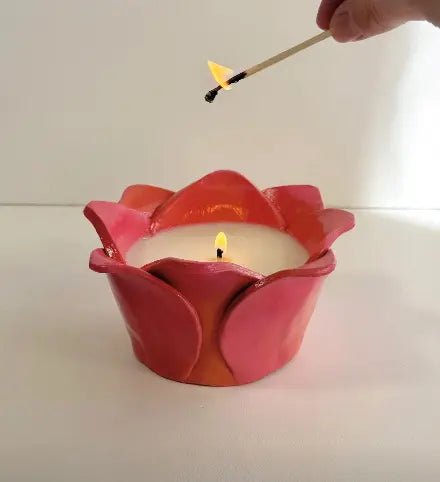 Candle Making Creation Flower Candle Holder