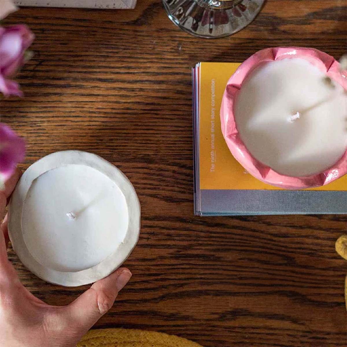 Two candles without match